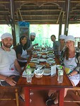 Met ons groepje samen eten!