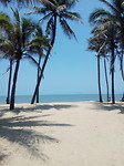Het strand in Hoi An kent ook idyllische plekjes