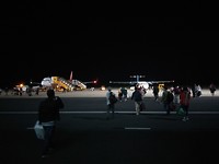 Ons vliegtuig naar Ho Chi Minh City
