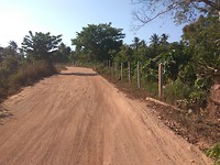 De weg naar Nacpan beach