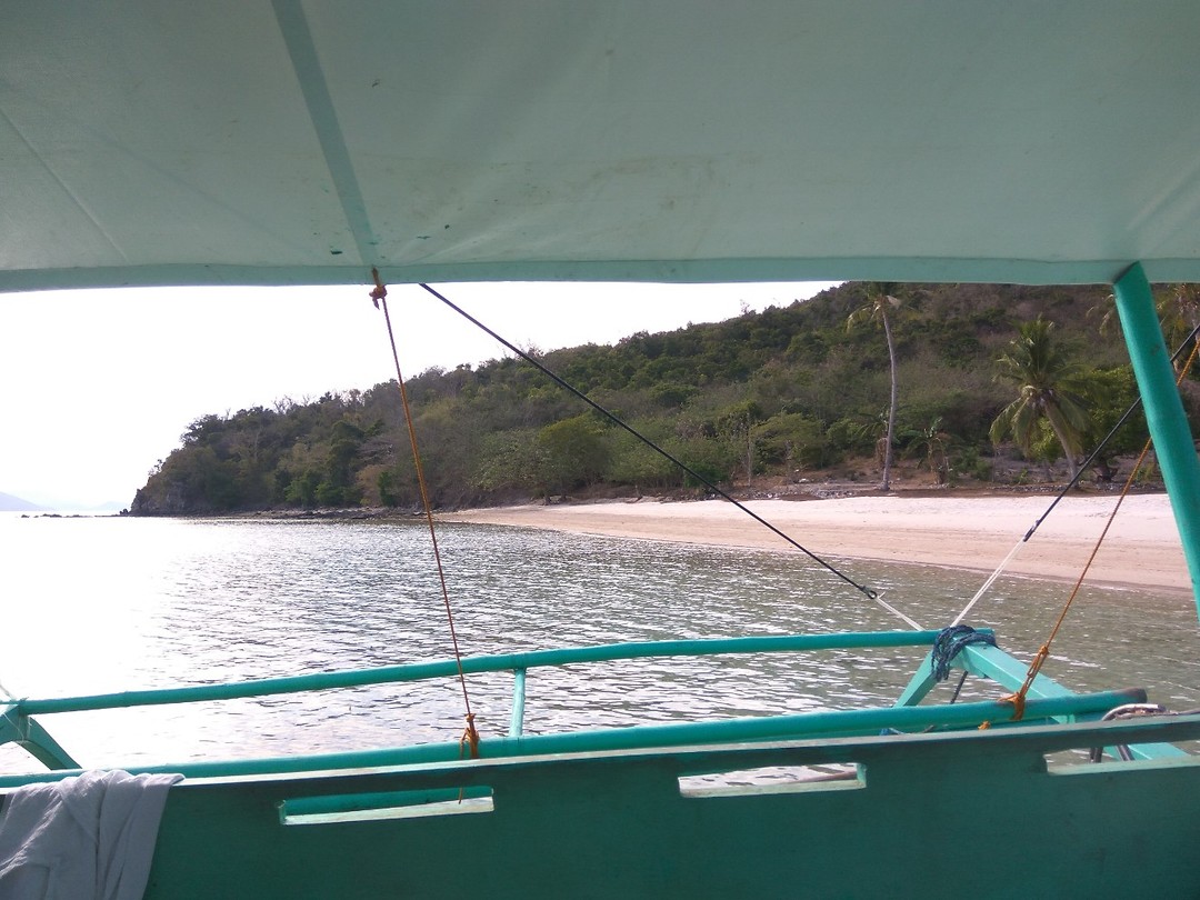 Het strand van Bamboo Island