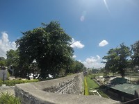 Het fort ligt er mooi bij!