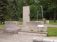 Stuk Berlijn muur. Bevrijd van Rusland.