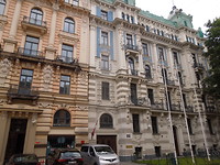 Jugendstill huizen in Riga