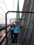 Op de kerktoren