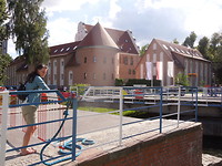 De draaibrug van  Gizycko