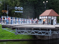 Sluiten van de draaibrug