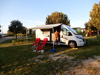 onze stek op de camping