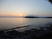 zonsondergang Porec camping