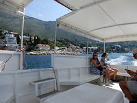 De boottaxi naar Dubrovnik