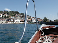 Ohrid in zicht