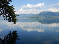 Uitzicht overnachtingsplaats Kastoria