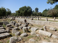 tempel overblijfselen Olympia