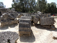 Zuil resten Zeus tempel