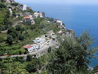 De kustweg terug naar Amalfi