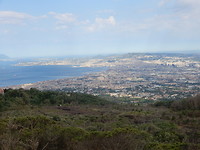 Napels vanaf de Vesuvius