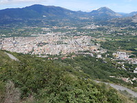 Cassino vanaf het klooster