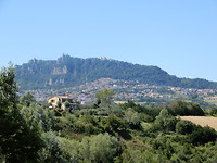 San Marino stad op afstand