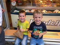 Aan de popcorn