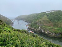 Port Clais, naast de camping