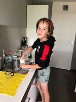 Afwassen geblazen