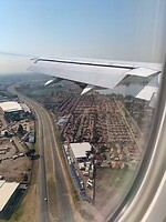 Landing Johannesburg
