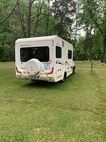 Eerste camping overnachting inZuid Afrika