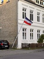 Een Hollandse boze boer in Schleswig