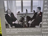 Gorbatsjov en Reagan