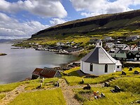 Het dorp Haldorsvik