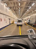 De ferry weer af