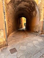 In de oude stad Cagliari