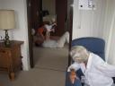 Gek doen met Papa in Slaapkamer Oma Ank
