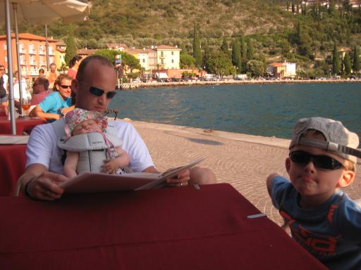 restaurantje in Torbole