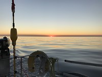 Spiegelgladde Noordzee