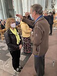 Pelgrimszegen in de kathedraal in Mechelen