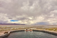 Hot springs Uyuni Henk en Tom