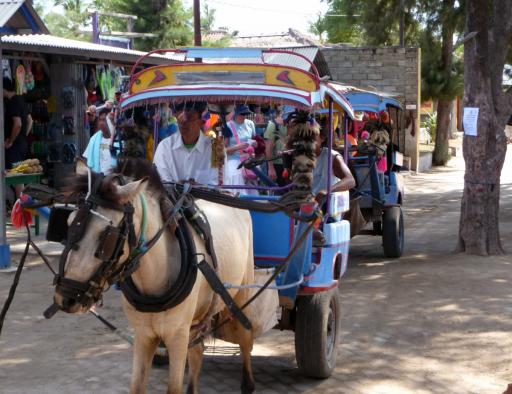 588 Lombok, Gili Public Transport