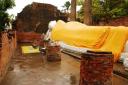 906 Thailand, Ayutthaya, Reclining Buddha