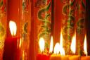 913 Thailand, Ayutthaya, candles