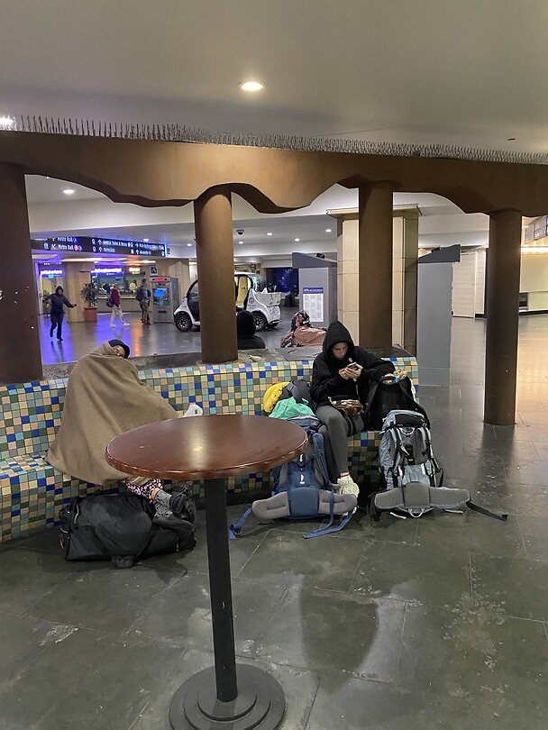 Bus station in LA