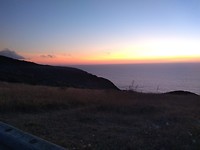 Sunset op de berg