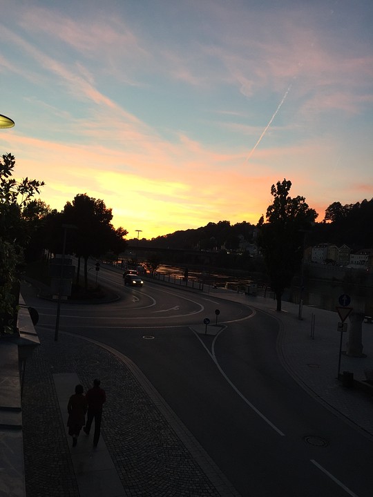 Sunset in Passau