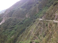 Een van de bergweggetjes