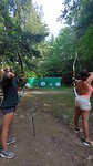 Boogschieten tijdens family camp