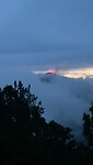 uitzicht vanuit het kamp op el Fuego