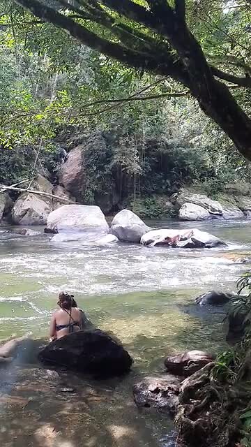 Zwemmen in de rivier