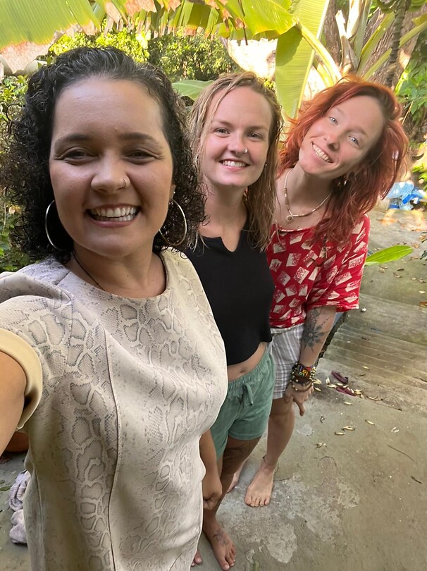 Met Márcia en Eirish