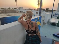 Zonsopkomst kijken vanuit t hostel