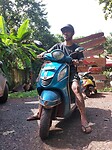 Scooter tochtje maken